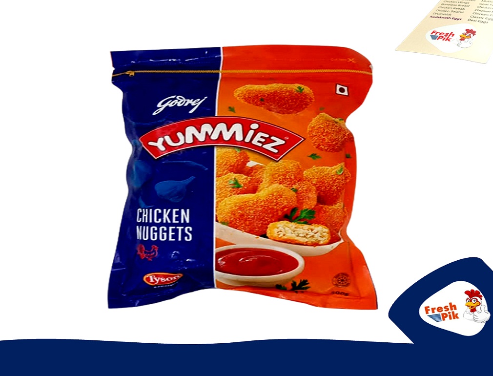 Goorej Yummiez Chicken Nuggets 500gmsFreshPik Online Chicken