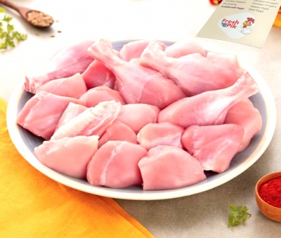 Fresh Chicken curry Cut without skin 1kg